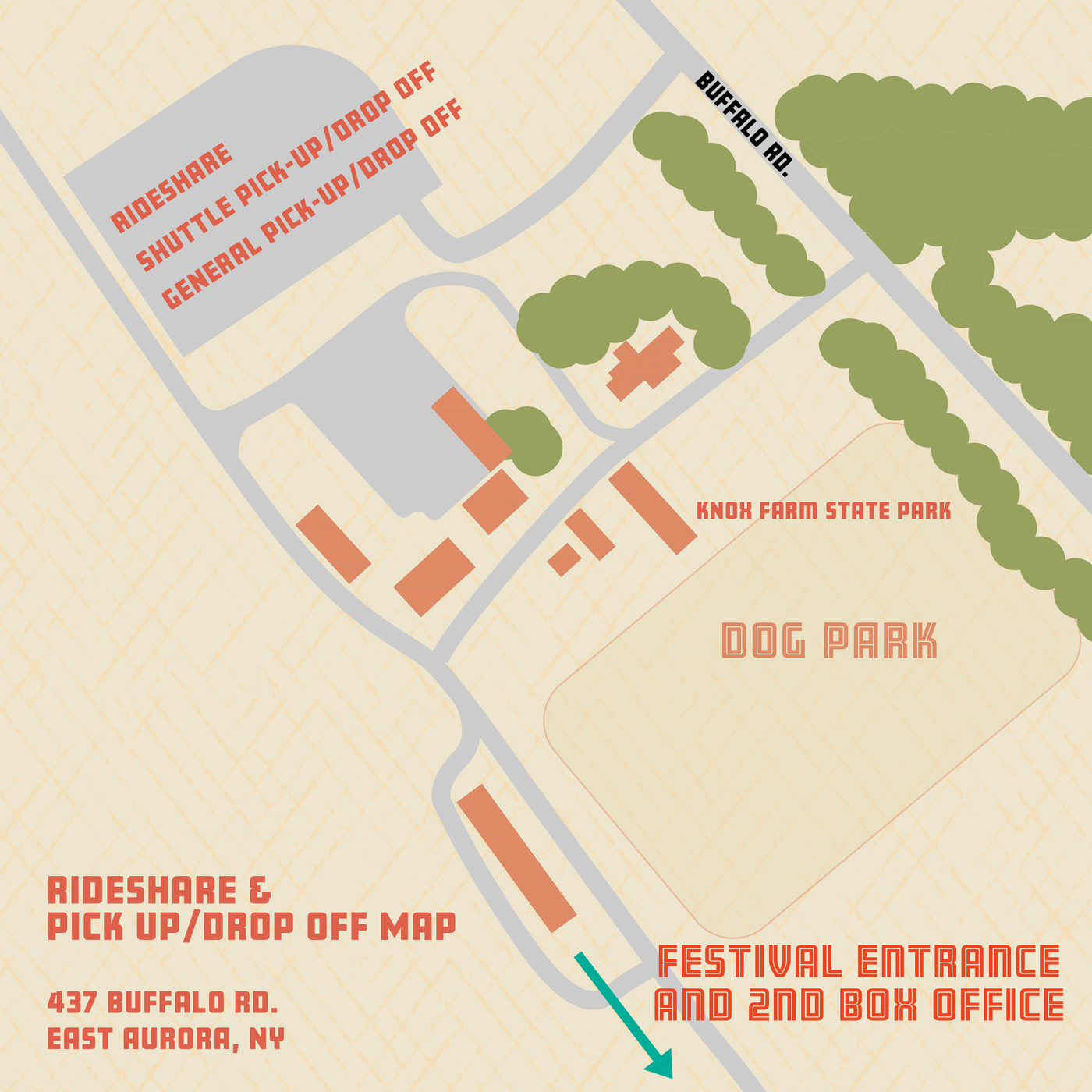 Borderland Festival Map